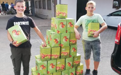 Apfelsaft für den guten Zweck